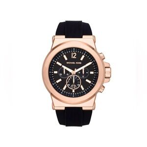 Men’s Michael Kors Dylan Watch Style MK8184 Black & Rose Gold